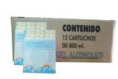 GEL ALCOHÓLICO 800 ml, Limpiador para manos y piel (12 Cartuchos)